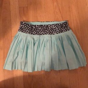 Blue pleated lululemon  athletic/athleisure skirt